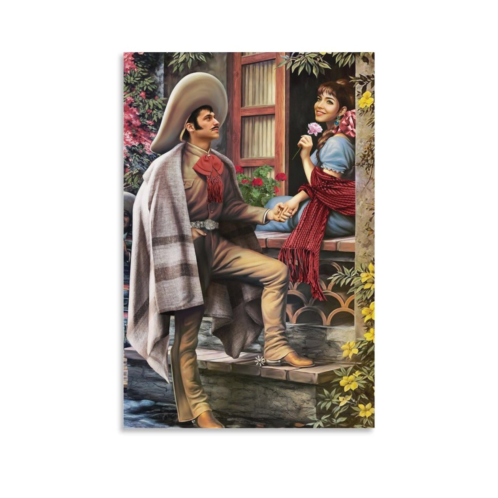 Amazon.com: AAHARYA Mexican Couple Posters, Jesús Elguera Art